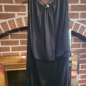 Black slim fit dress by scarlett